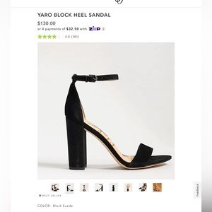 Sam Edelman Yaro Black Suede